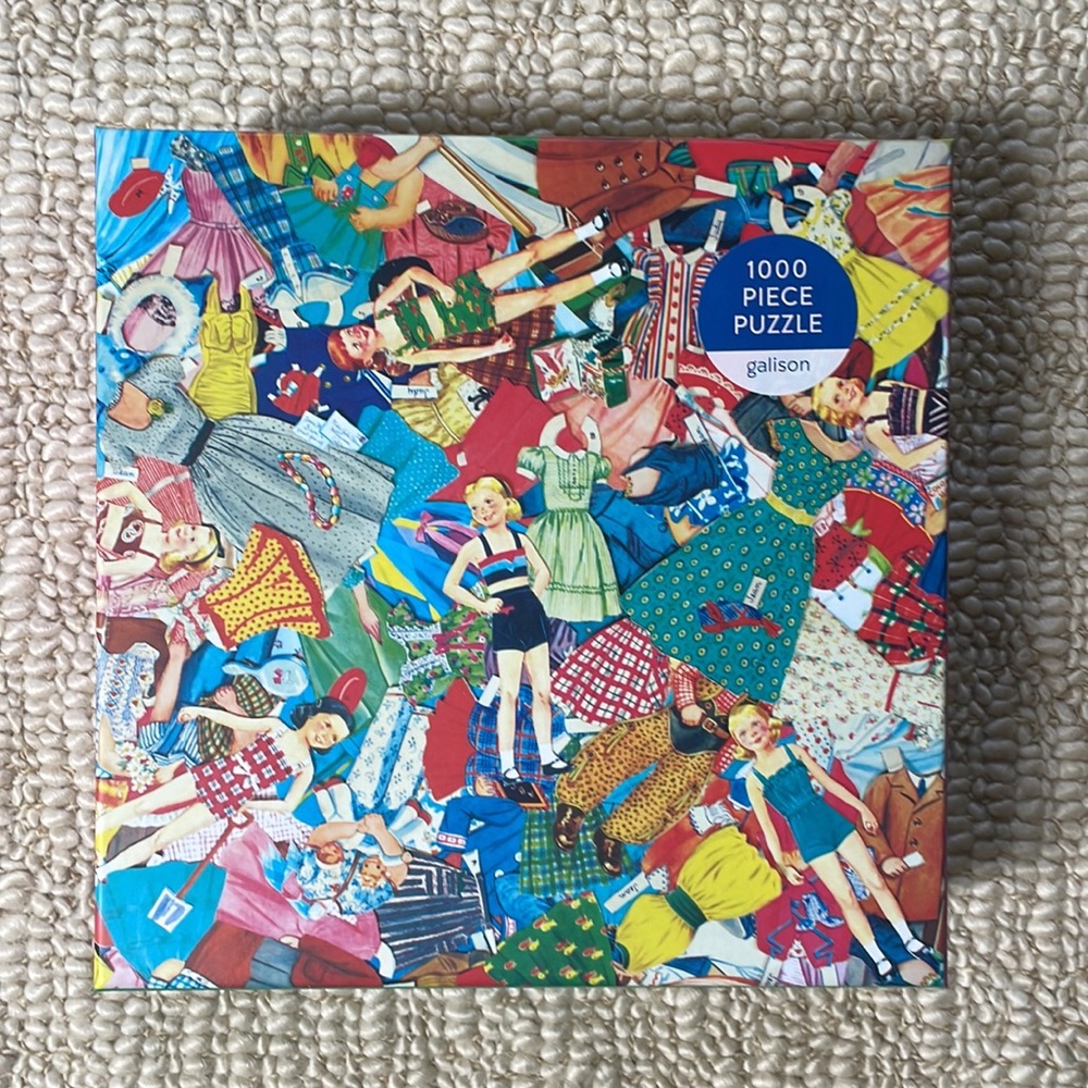 Galison Vintage Paper Dolls 1000 piece puzzle